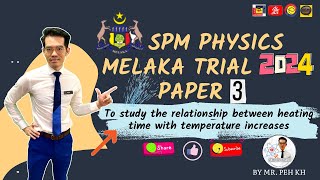 SPM Physics Paper 3  TRIAL MELAKA OCT 2024  RATE CHANGE OF TEMPERATURE [upl. by Ethelda]