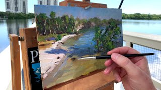 quotSandy Shorequot  A Plein Air Painting [upl. by Yort]