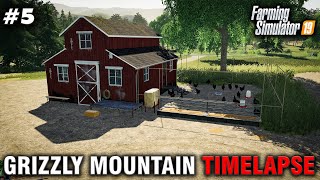 FS19 Grizzly Mountain Timelapse 5 The One With The Chickens [upl. by Inej]