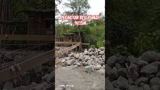 Pembesian Rumah 9x13m music ambient aesthetic rain shortvideo automobile nature subscribe [upl. by Bill]