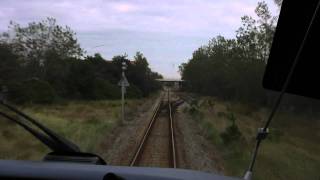 Train CAB Ride Skagen S  Skagen in HDmp4 [upl. by Kai]