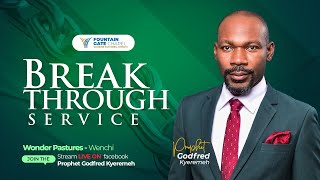 BREAKTHROUGH SERVICE WITH PROPHET GODFRED KYEREMEH AT WONDER PASTURES WENCHI  19112024 [upl. by Rednav]