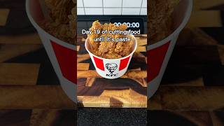 Cutting food until it’s paste fried chicken foodcutting satisfying kfc [upl. by Olethea]