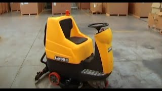 Lavor SCL COMFORT XS  Rideon floor scrubber dryer [upl. by Hafital]