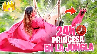 24 HORAS DE PRINCESA EN LA JUNGLA 😂 Sandra Cires Art [upl. by Avir]