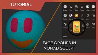 Face Groups  Nomad Sculpt [upl. by Gnehc205]