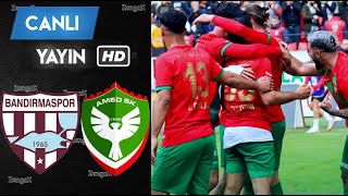 🔴AMEDSPOR BANDIRMASPOR MAÇINI ANINDA İZLE  eFootball Türkçe Simülasyon [upl. by Airdnassac438]