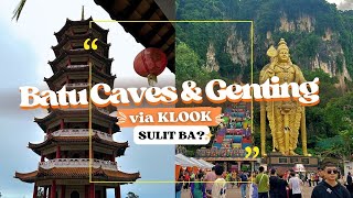 BATU CAVES AND GENTING HIGHLANDS via KLOOK Is it worth it  A SOLO JOINERS TOUR [upl. by Ydna]