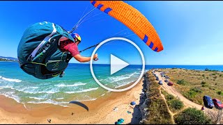 Bulgaria Dune Nessebar 30062024 PhiMaestro gleitschirm paragliding sunnybeach [upl. by Studdard]