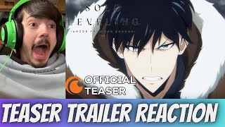 SOLO LEVELING SEASON 2 TEASER TRAILER REACTION SOLO LEVELING 2 LOOKS INSANE [upl. by Luz]