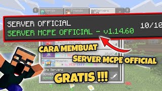 CARA MASUKMEMBUAT SERVER MINICRAFT MCPE GRATIS❗episode 1 [upl. by Sachiko]