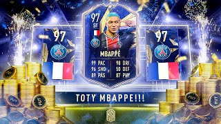 OMG I PACK TOTY MBAPPE FIFA 21 [upl. by Ariik]