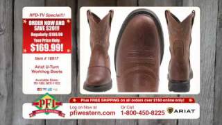 Ariat U Turn Workhog Western Work Boots [upl. by Maximilian74]