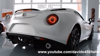 Alfa Romeo 4C SOUND  Start up and revving [upl. by Loesceke910]