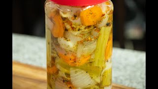 🔥ESCABECHE CON PENCAS DE ACELGA🔥 shorts [upl. by Fenella304]