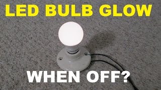 Why some LED bulbs glow or flash when turned off [upl. by Pul]