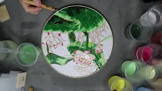 2Cloisonné painting for beginner enamel panting sand art [upl. by Onateag383]