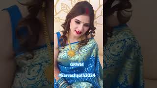 GRWM … KARWACHAUTH looks 2024 [upl. by Cirdek550]