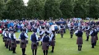 Cullybackey Pipe Band  Grade 1 City Of Lisburn Championships 2015  MSR [upl. by Phares]