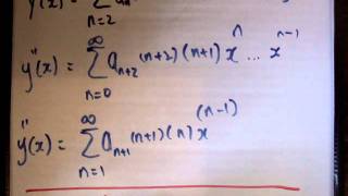 Differential Equations 4  Shifting Power Series Indices [upl. by Carthy43]