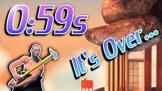 Getting Over It Speedrun World Record in 59885s [upl. by Walcott]