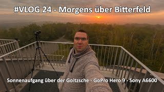 VLOG 024  Morgens am Bitterfelder Bogen  Sonnenaufgang über der Goitzsche  GoPro Hero 9 Timewarp [upl. by Ognimod]