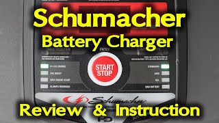 Schumacher Battery Charger  Review amp Instruction [upl. by Jillian150]