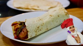 Shrimp Fajitas RecipesShrimp Tortilla WrapLove Cooking [upl. by Tristas643]