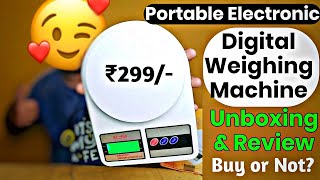 Portable digital weighing scale  Weight Machine SF400 Review  sf 400 digital kitchen scale review [upl. by Hakkeber175]