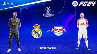 FC 24  RB Leipzig vs Real Madrid  UEFA Champions League Round 16  PS5™ 4K60 [upl. by Addam]