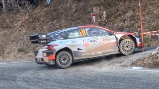 WRC Rallye MonteCarlo 2024 SS14 Pellafol  AgnièresenDévoluy 2 [upl. by Lippold]