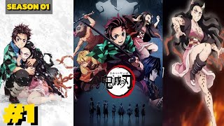 Demon Slayer Season 1 Episode 1 Explained in HindiUrdu [upl. by Kobylak]