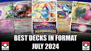 The Top 10 Meta Decks in Pokémon TCG July 2024 for League Challenges and Cups [upl. by Jayme]