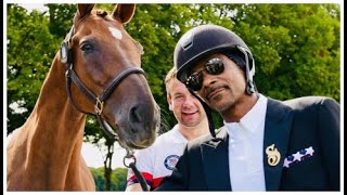 Snoop Dogg Steals the Show at Olympic Dressage Despite Fear of Horses [upl. by Dail]