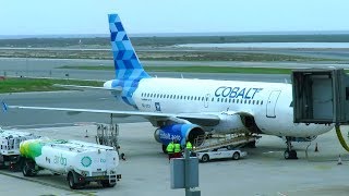 TRIP REPORT  COBALT AIR now BANKRUPT  Larnaca to Athens  Economy  Airbus A320 [upl. by Ilzel]