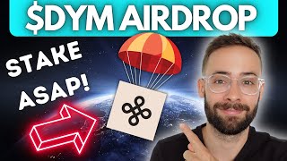 Dymension DYM Airdrop How to Stake for MORE Airdrops [upl. by Marena]