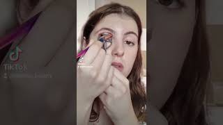 MAQUILLAJE de ojos SOLO con un RIZADOR de pestañas 😱🤔 [upl. by Fredrika]