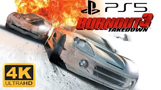 Burnout 3 Takedown Remastered  PS5™ Gameplay 4K [upl. by Nwad]