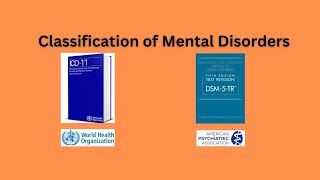 Classification of Psychological Disorders DSM5 ICD10 and Factors Behind Abnormal Behavior [upl. by Yelreveb234]