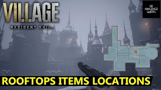 Resident Evil Village Rooftops Items  All Locations  How to Clear Rooftop [upl. by Asimaj]