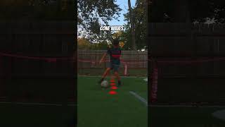 Dribbling drills soccer football skills shorts [upl. by Ahsiruam235]