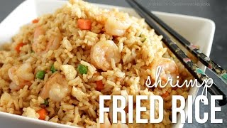 How to Make Shrimp Fried Rice Chinese Fried Rice Recipe [upl. by Enrev713]