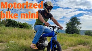 Build a motorized bike mini with scooter engine [upl. by Libys]