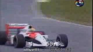 Ayrton Senna 1991  GP Brasil Interlagos  Volta da Pole [upl. by Narmak]