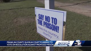 Franklin Co quorum court objects to planned prison [upl. by Violette]