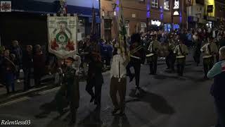 Castlederg Young Loyalists No1  Mid Ulster Memorial Parade  Portadown  280924 4K [upl. by Nima522]