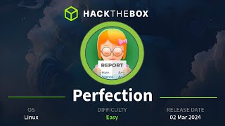 HackTheBox  Perfection [upl. by Acinnej]