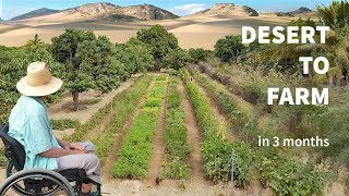 How He Turned Desert Sand Into Fertile Farm Land In 3 Months [upl. by Etiuqal]