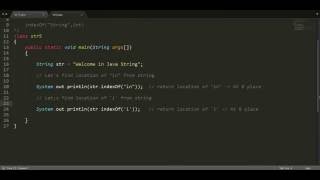 IndexOf And LastIndexOf  String Function  Java Program [upl. by High]