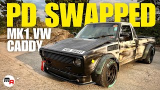 EPIC PD130 SWAPPED MK1 VW CADDY  TOTALLY BUILT NOT BOUGHT BUILD [upl. by Nidroj]